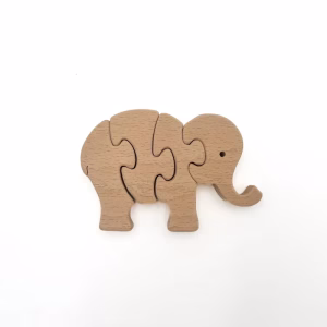 Puzzle din lemn Elefant