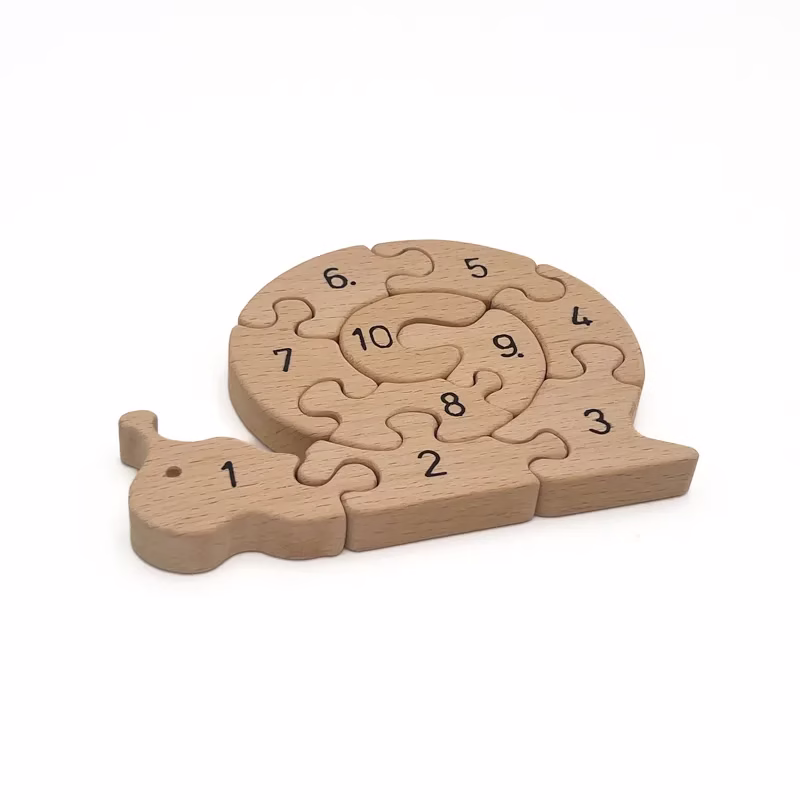 Puzzle din lemn Melc