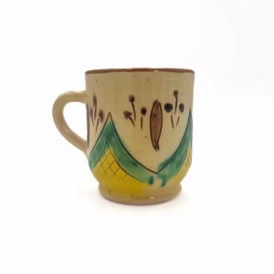 cană ceramică pentru cafea pictată manual