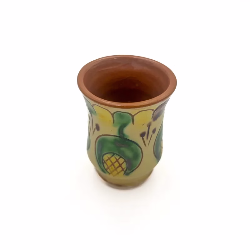 Set din ceramică pentru țuică – ulcior + 6 pahare - imagine 4
