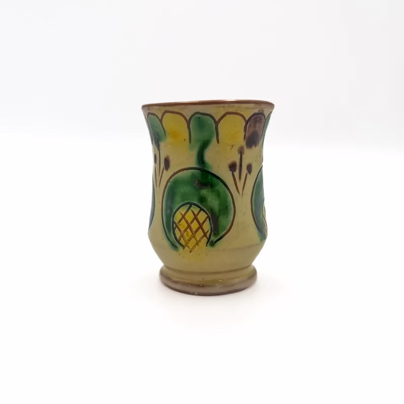 Set din ceramică pentru țuică – ulcior + 6 pahare - imagine 3