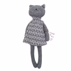 Păpușă textilă handmade Pisică