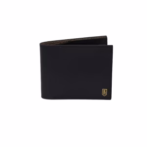 Portofel din piele naturala negru ultra-slim Filipp Atelier FA No 3